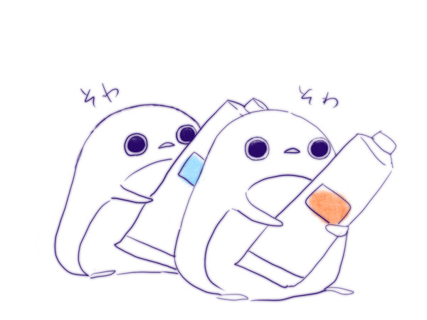 好きな色塗ってもらうの