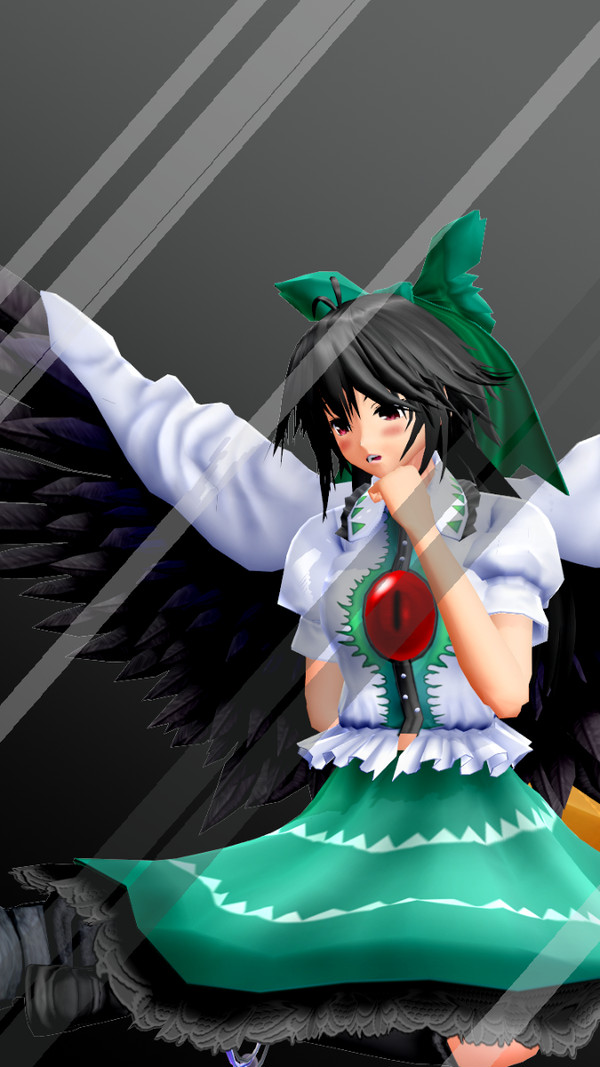 【MMD】お空を閉じ込めてみた