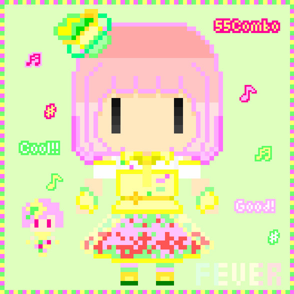 ポッピーピポパポのドット絵！