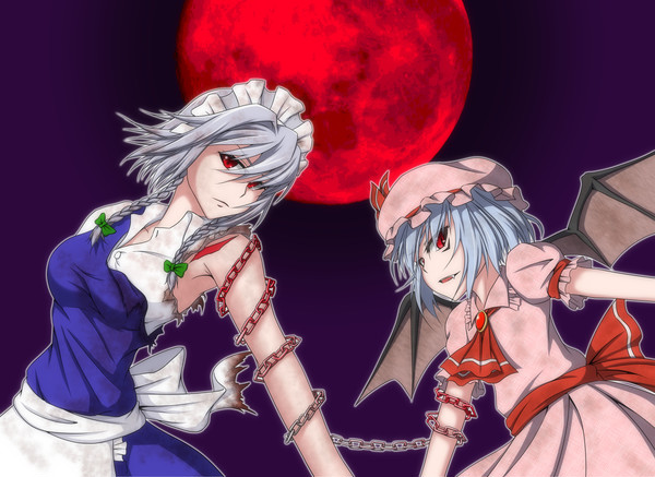 月とメイドと吸血鬼
