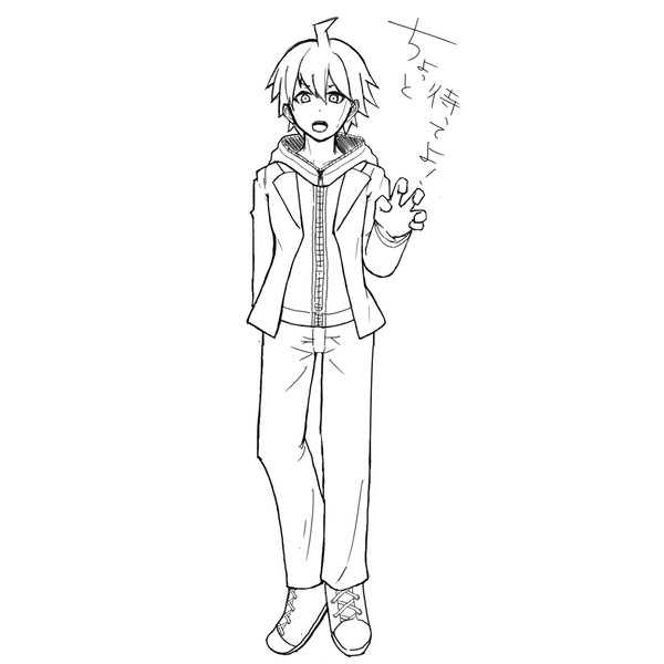 ダンガンロンパ苗木兄妹正面絵