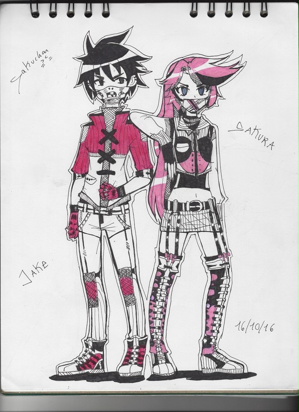 My oc Sakura and Jake