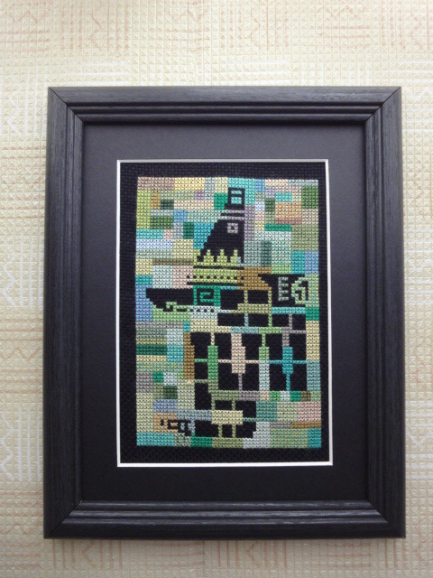 余り糸de刺繍