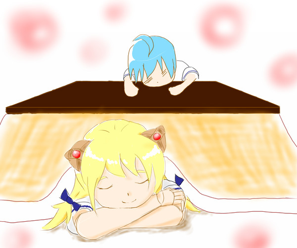 村正はコタツで丸くなるニャ♪