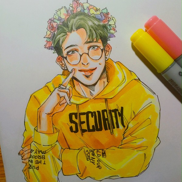 BTS doodles