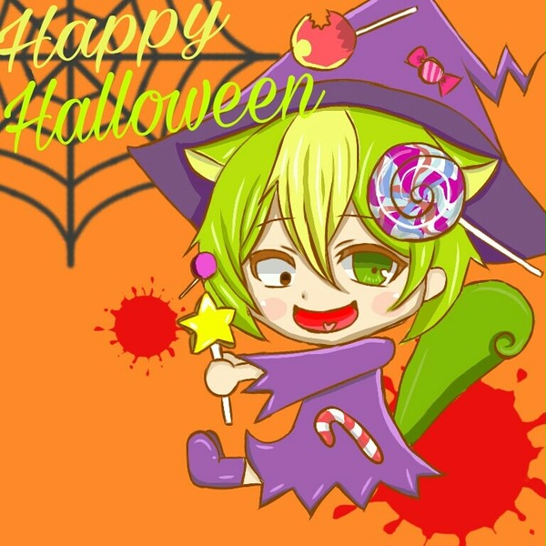 ナッティー(擬人化)ハロウィン風