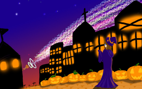 ハロウィンの魔女に憧れて