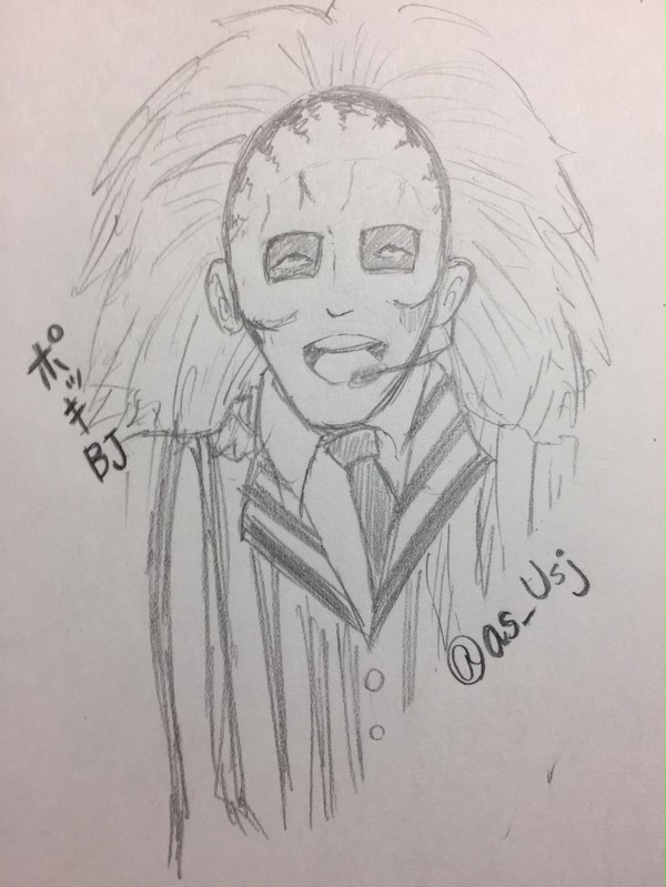 USJ　ユニモンのポッキー BJを描いてみた！