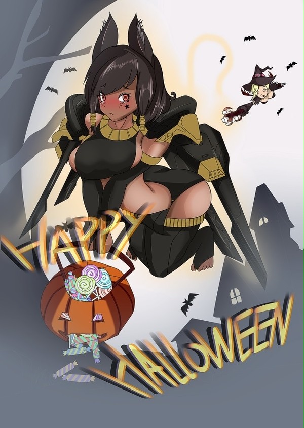 Halloween Pharah & Mercy