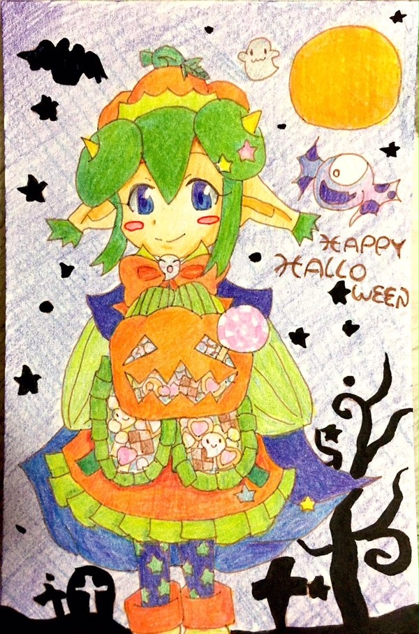 「ハッピーハロウィンです…！」
