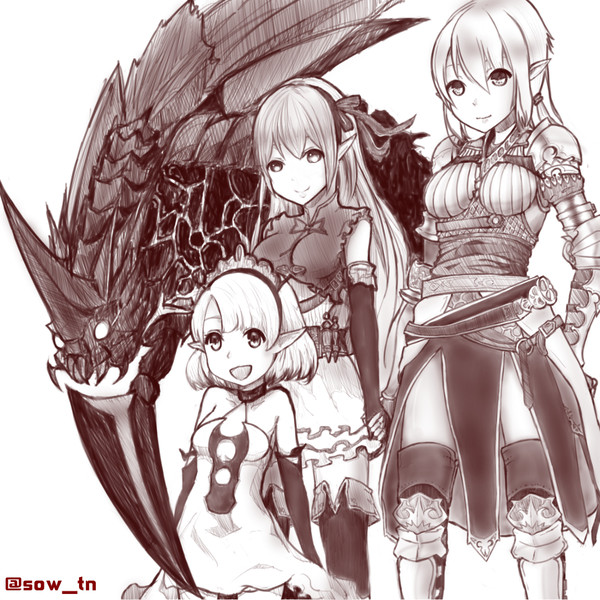 【シャドウバース】コンボエルフ3姉妹+ペット