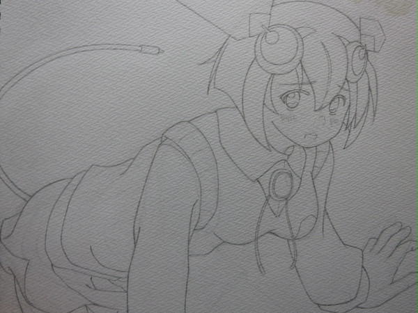 お昼休みでの落書き
