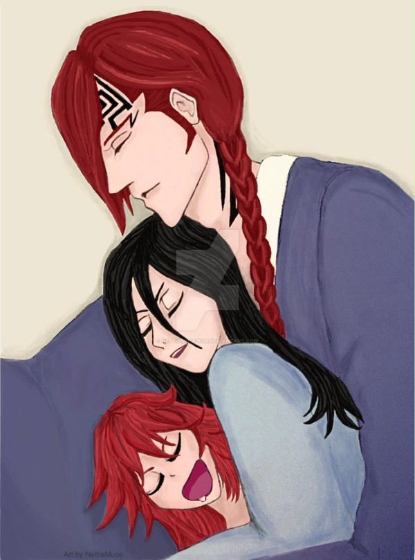 Sleeping Abarai Family