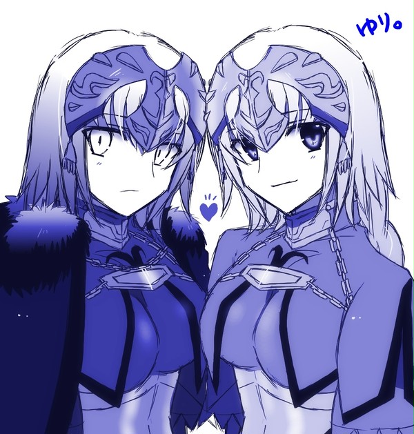 ジャンヌちゃんとジャンヌオルタちゃん