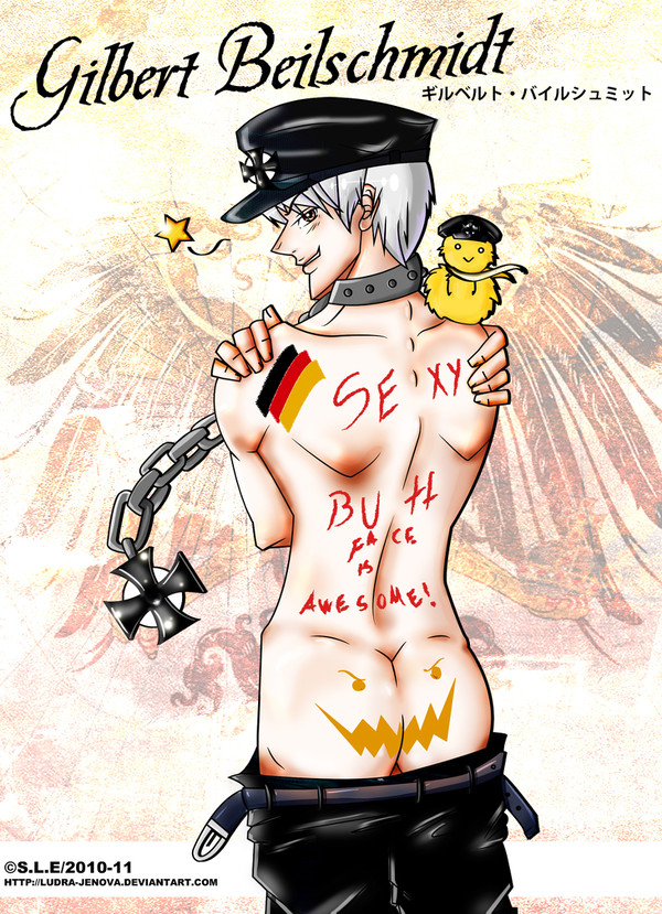 Prussia Sexy butt-face