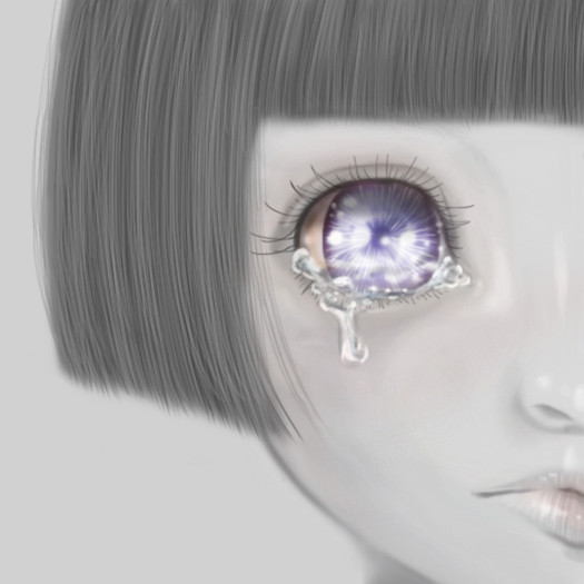 キラキラ涙。