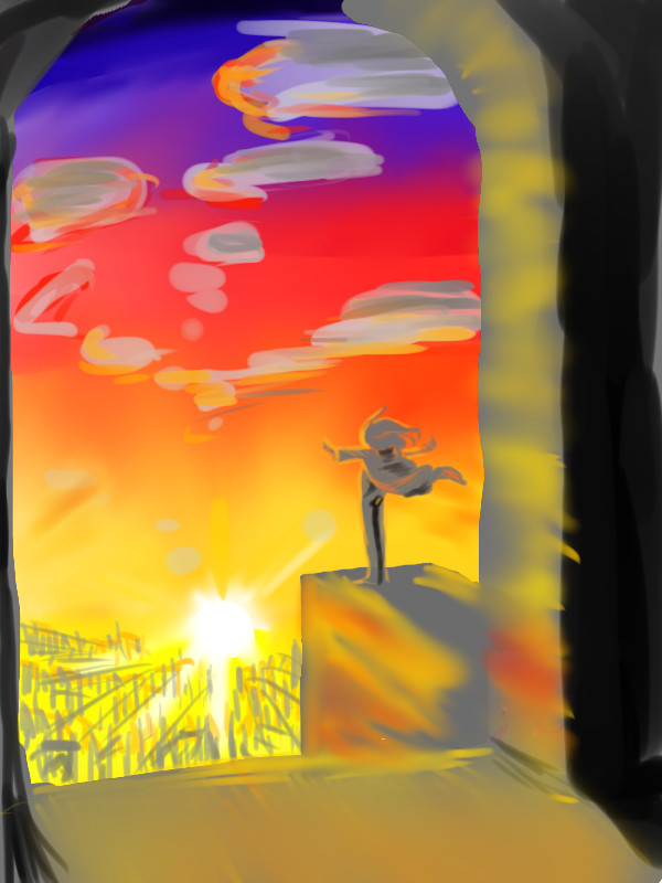 夕暮れ/旅立ち
