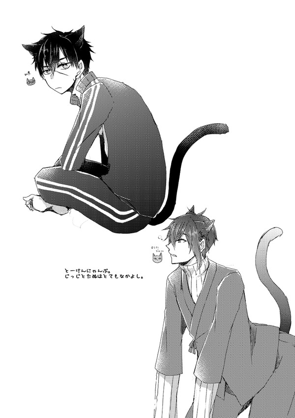 にゃんにゃんじじたぬ【擬獣化有】
