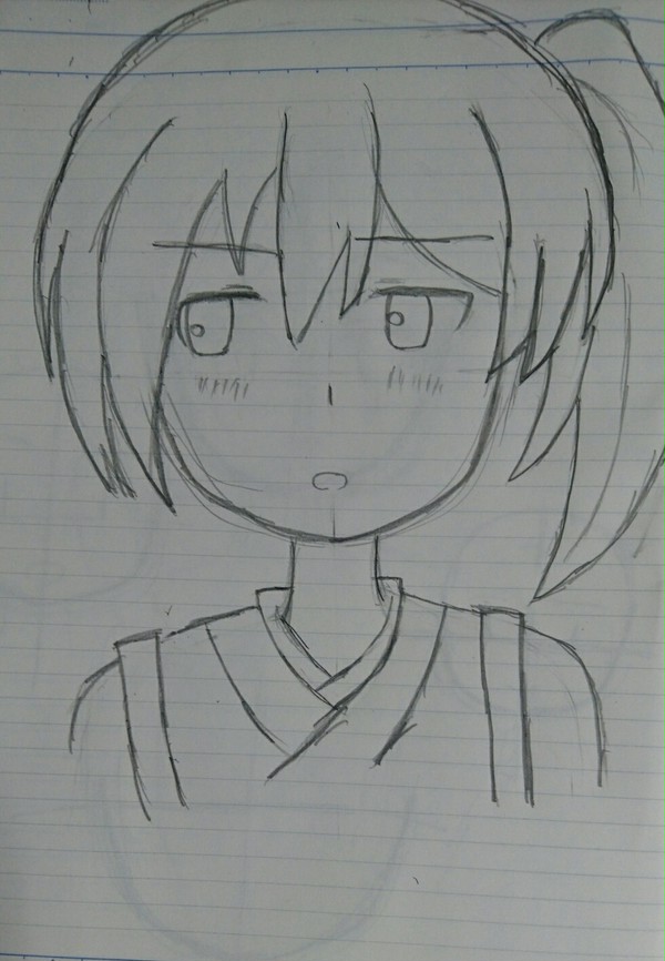 加賀さんを模写してみた。