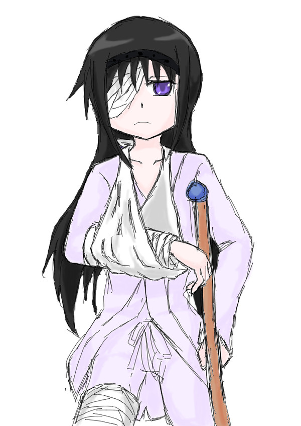 入院している姿が世界で一番似合う魔法少女暁美ほむら