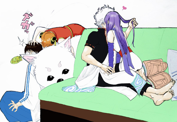 ラクガキ『銀さち』さっちゃんと万事屋のある日w