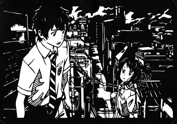 君の名は。【切り絵】