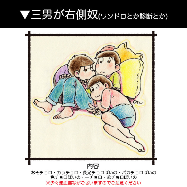 【BL松】ｱﾅﾛｸﾞﾏｯﾂﾒ
