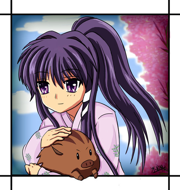 Clannad 藤林杏 & 牡丹
