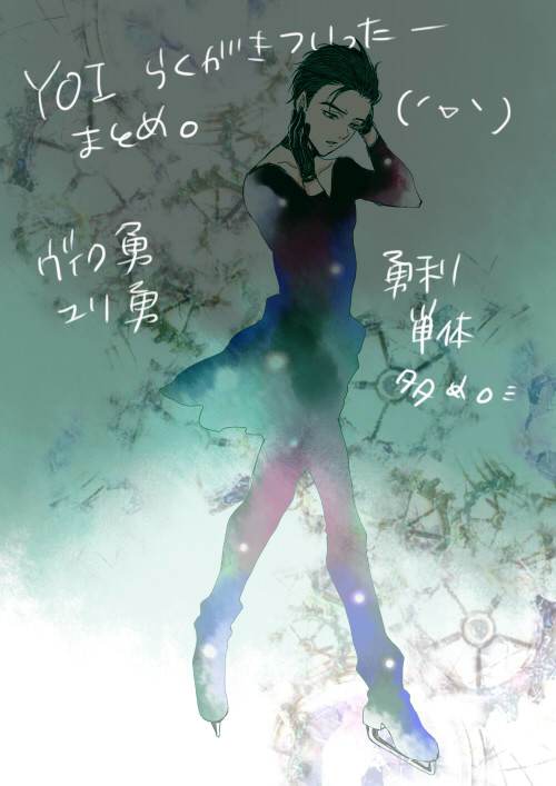 【腐向け】ＹＯＩついった落書きまとめ【ヴィク勇・ユリ勇混在注意】