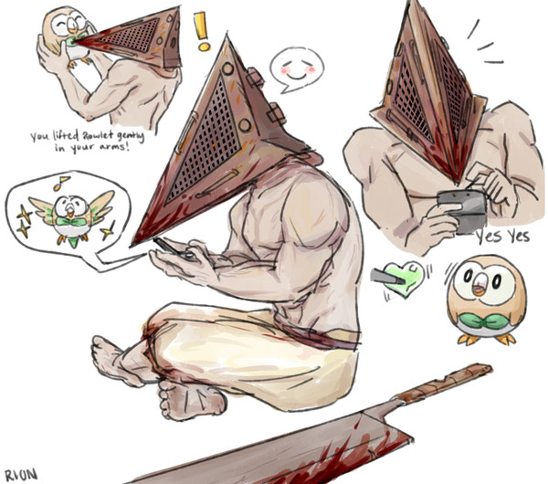 Pyramid Head & Rowlet