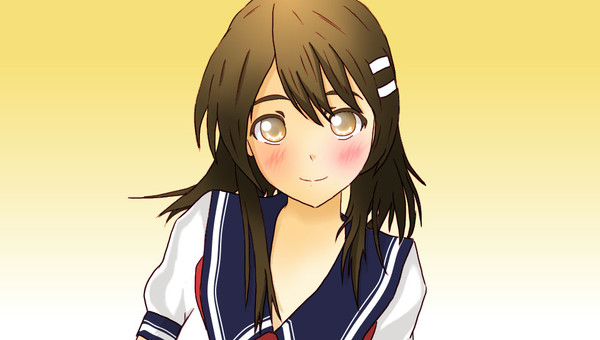 新見遥佳 着彩練習絵