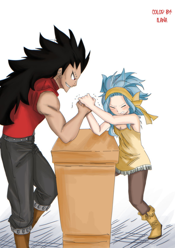 Gajeel vs Levy