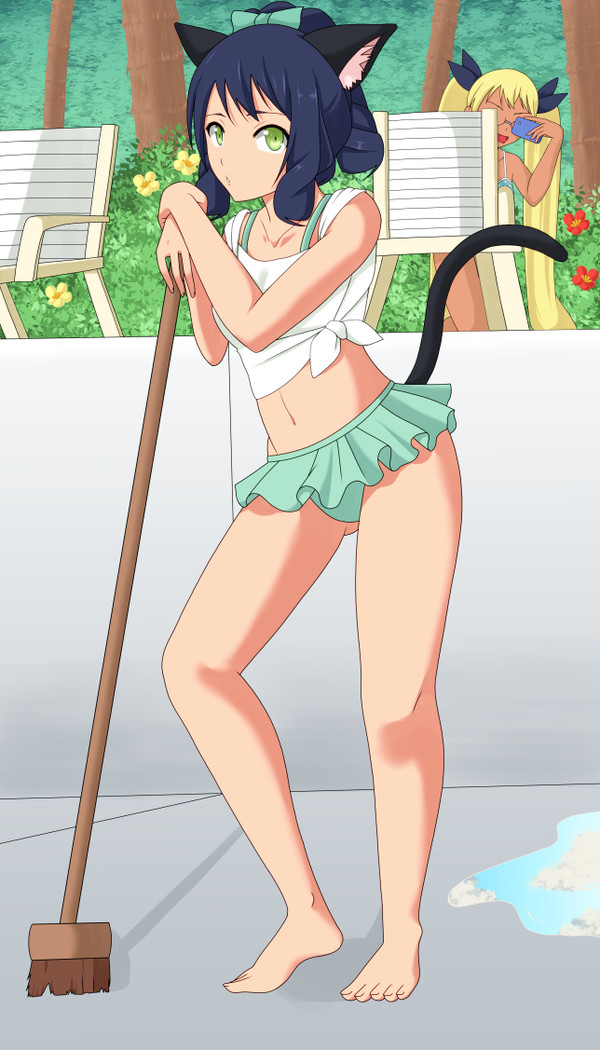 お掃除シアン