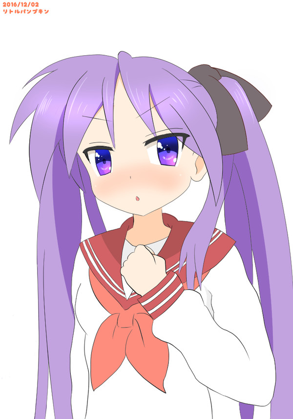 かがみん照れ