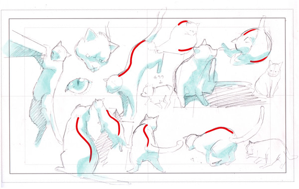 猫の描き方