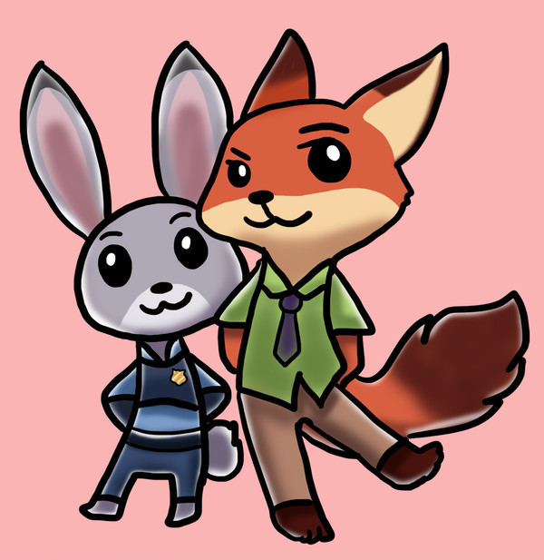 Zootopia Nick and Judy