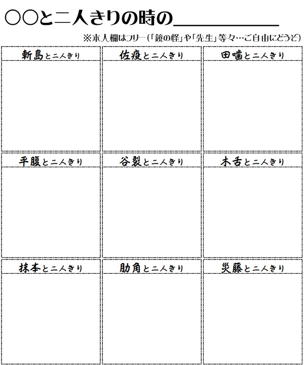 二人きりの時の顔(テンプレ)