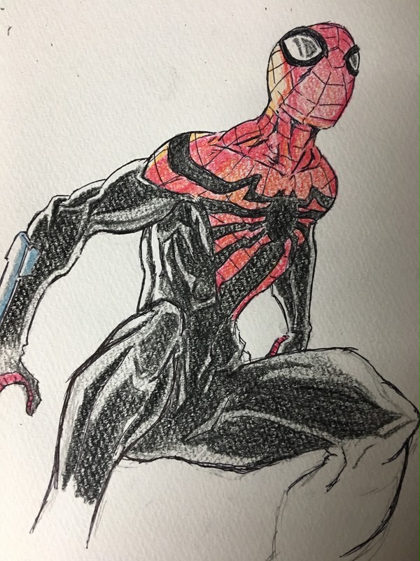 スーペリアなスパイディさん模写