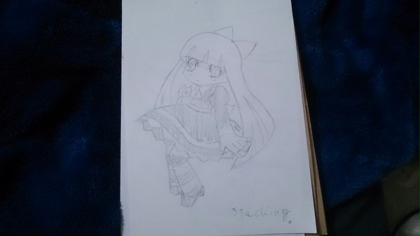 パンストのストッキングちゃん描いてみた