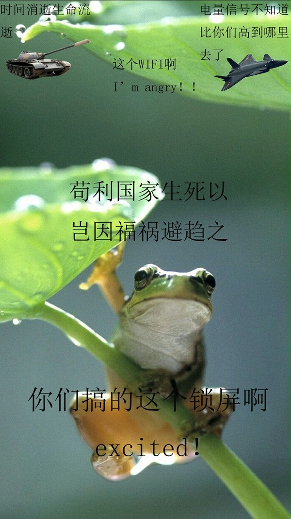 苟利……锁屏…………