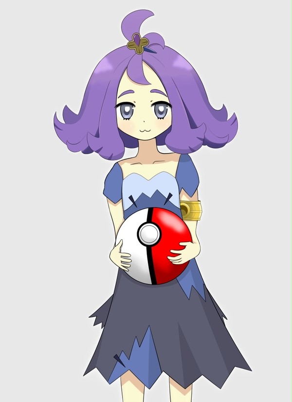 やけに大きいモンスターボールを持ったアセロラちゃん