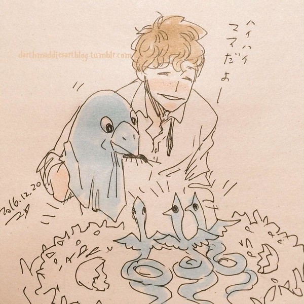 ファンタビ※ネタバレあり※アナログらくがき