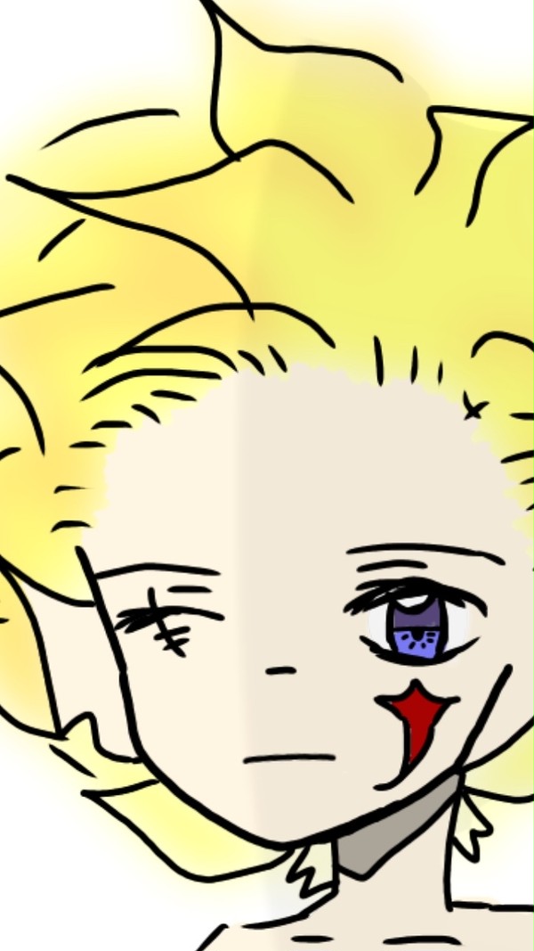 金髪の男の子
