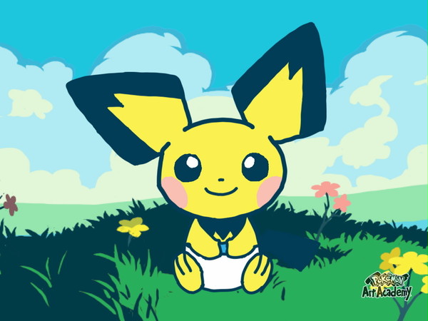 A diapered Pichu!