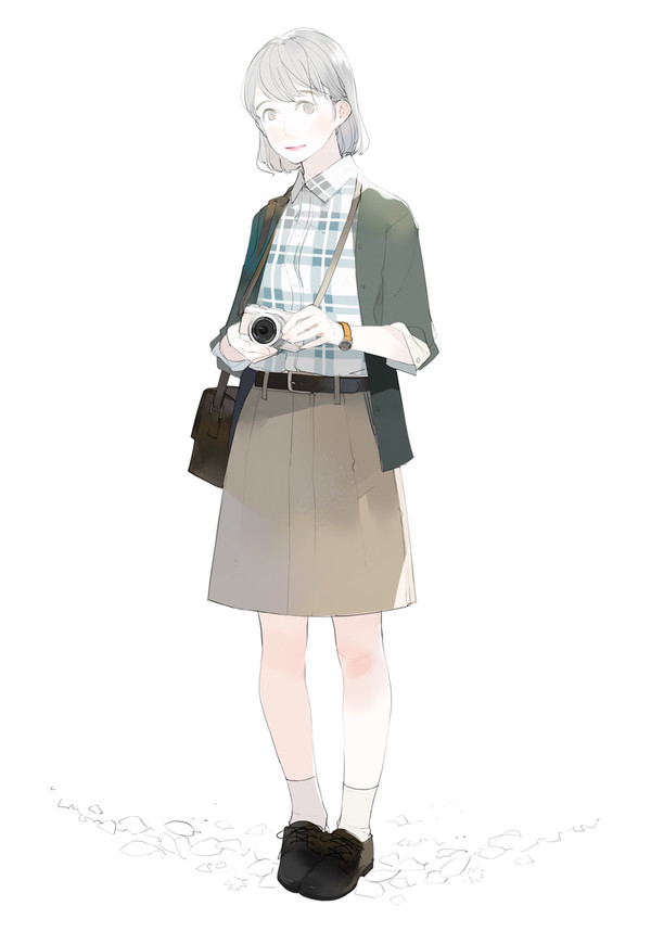 カメラの女の子