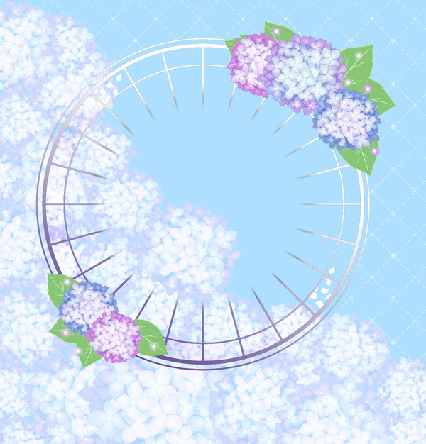 紫陽花 背景