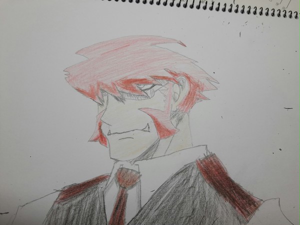 血界戦線のクラウスって人を模写