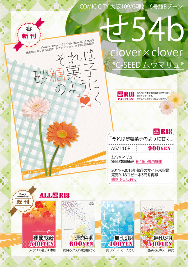 【BOOTH通頒受付中】1/8ムウマリュプチ 新刊サンプル他