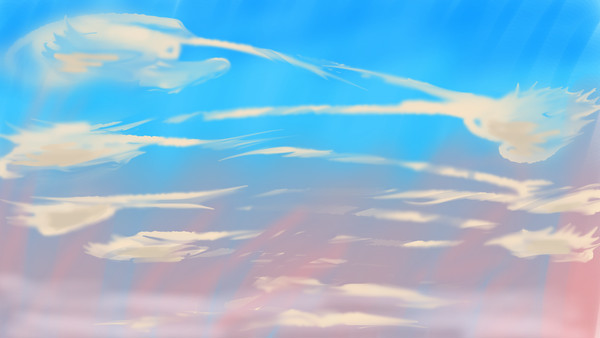 夕暮れ空