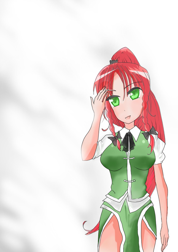 ポニテ美鈴練習